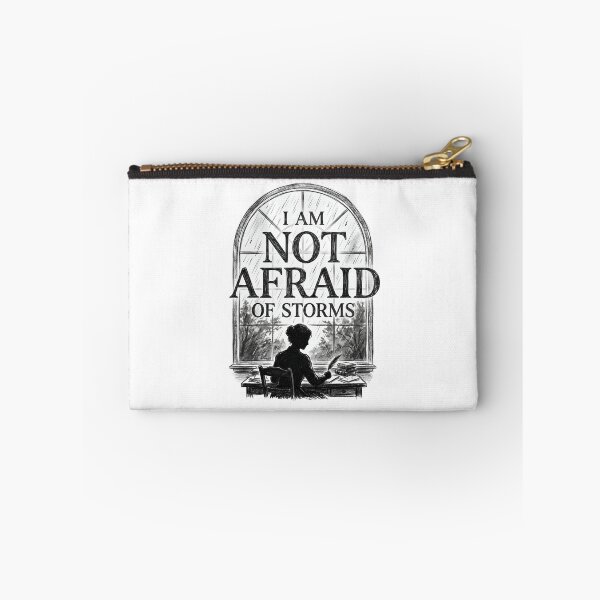 Item preview, I Am Not Afraid Of Storms Little Women Pencil Sketch designed and sold by Fenay Designs.