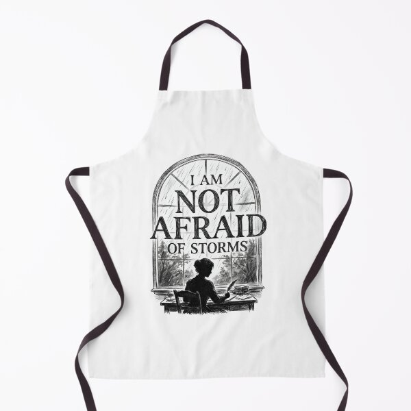 Item preview, I Am Not Afraid Of Storms Little Women Pencil Sketch designed and sold by Fenay Designs.