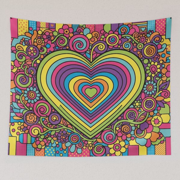 Item preview, Psychedelic Heart Universe designed and sold by Sigtrix.