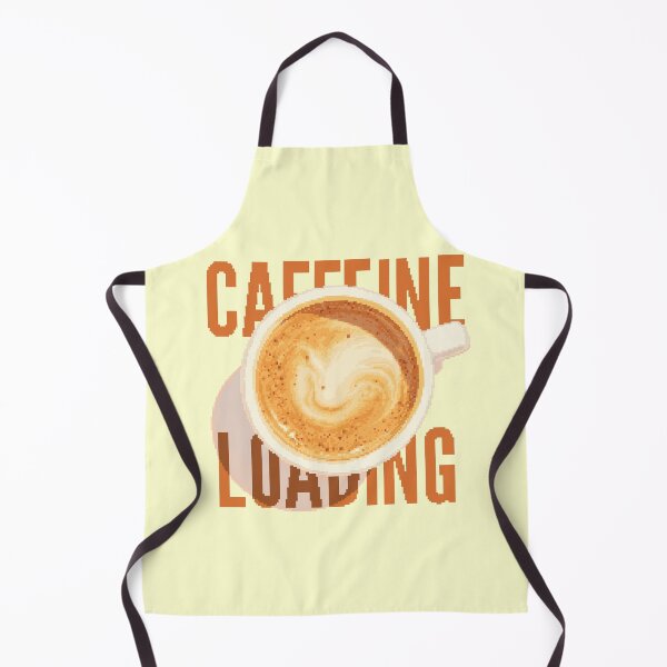 Item preview, Caffeine Loading Pixel Art - Retro Coffee Latte Art Aesthetic designed and sold by bitwoofstudio.