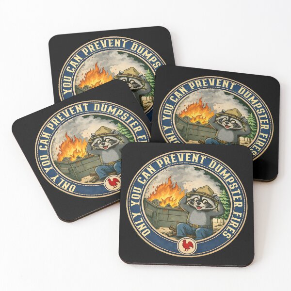 Item preview, Funny Raccoon Only You Can Prevent Dumpster Fires designed and sold by gear-posters.