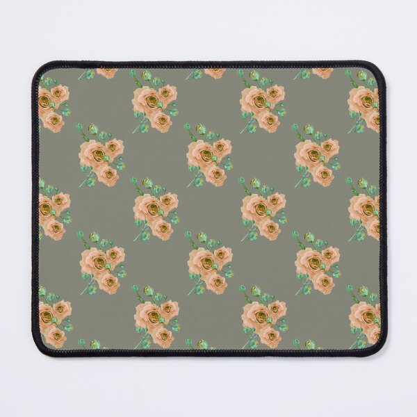 Item preview, Peach Rose on Slate Grey  designed and sold by TerryFarrow4.