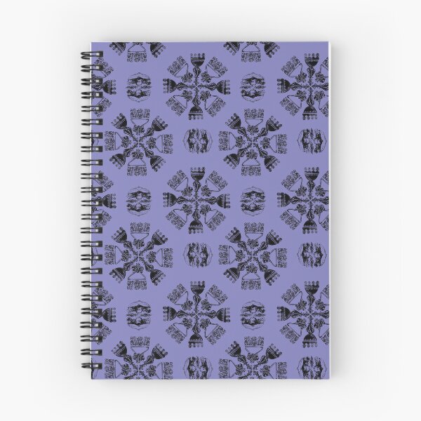 Item preview, Antique Furniture Decorations Radial Black on Purple designed and sold by Digitalmyth's Designs.