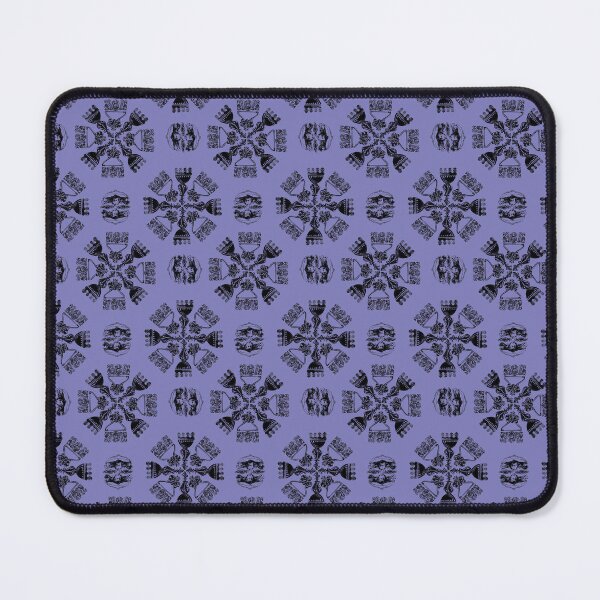 Item preview, Antique Furniture Decorations Radial Black on Purple designed and sold by Digitalmyth's Designs.