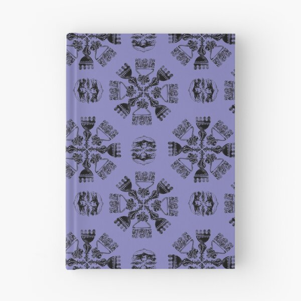 Item preview, Antique Furniture Decorations Radial Black on Purple designed and sold by Digitalmyth's Designs.
