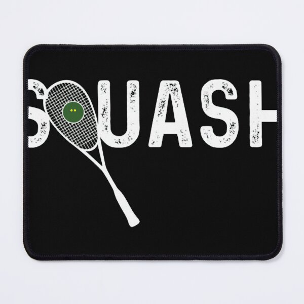 Item preview, Squash Racquet and Text Logo T-Shirt designed and sold by AnnamaeBreit.