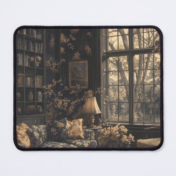 Item preview, Dark Academia Vintage Reading Room designed and sold by EverpageStudio.