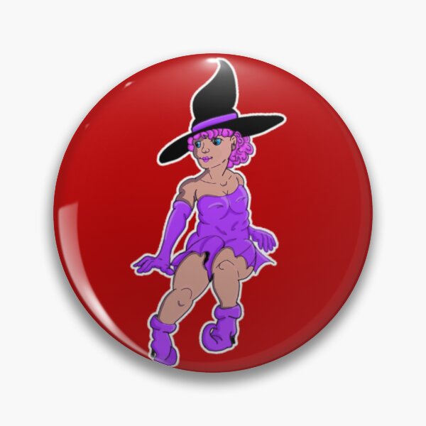 Artikelvorschau, Purple witch entworfen und verkauft von Inky-und-Fuchs.