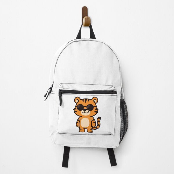 Item preview, Cool Tiger Rocking Round Sunglasses – Bold Cute Animal Illustration designed and sold by Confuzz1ed.