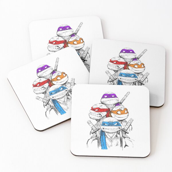 Item preview, Guerriers reptiles masqués – Illustration stylisée dynamique designed and sold by Wawan35200.