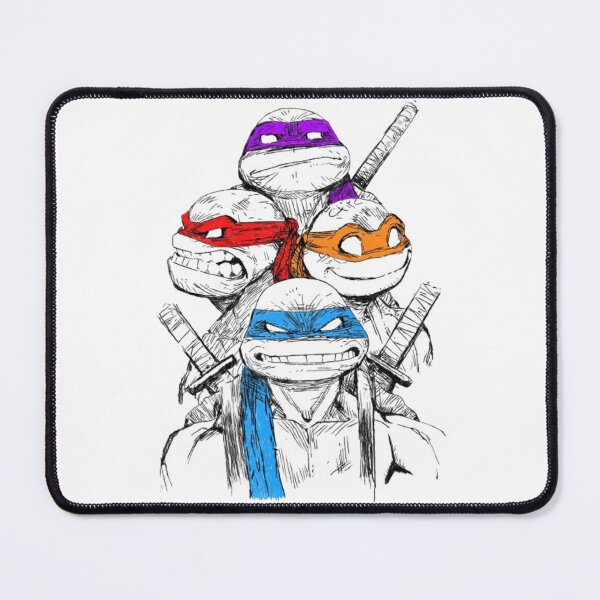 Item preview, Guerriers reptiles masqués – Illustration stylisée dynamique designed and sold by Wawan35200.