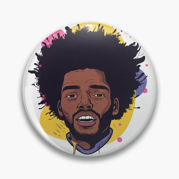 Item preview, Afro Expression: Bold Modern Portrait designed and sold by ForeverPrintsOK.