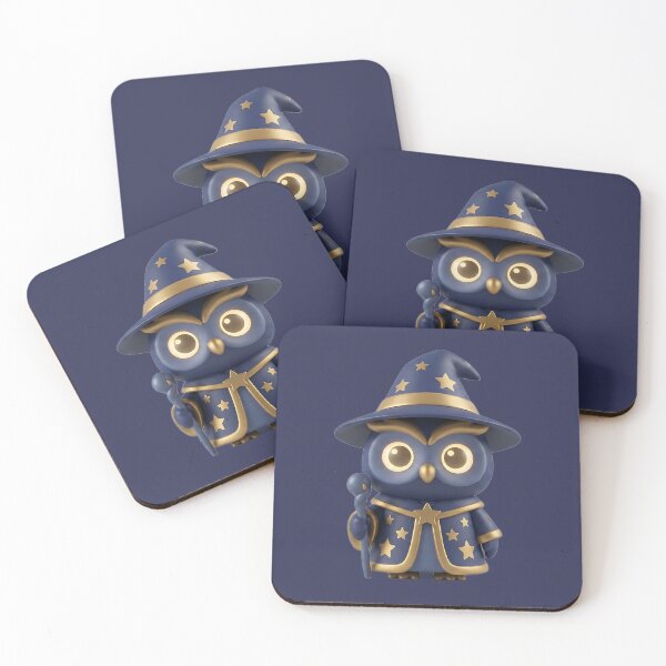 Item preview, Cute Wizard Owl – Magical Chibi Fantasy Character designed and sold by Saixor.