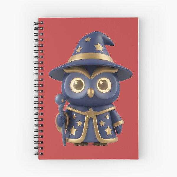 Item preview, Cute Wizard Owl – Magical Chibi Fantasy Character designed and sold by Saixor.