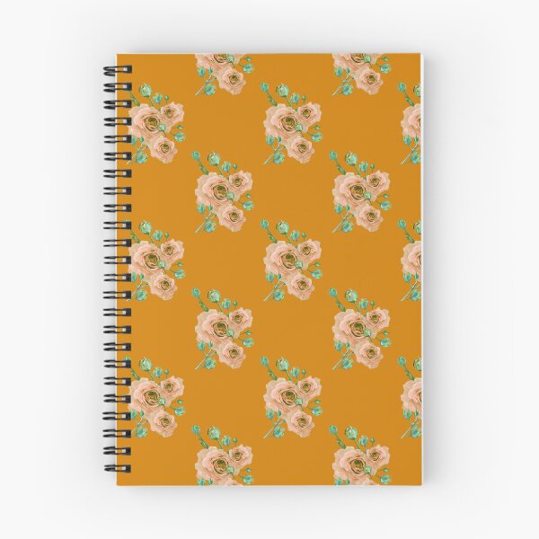 Item preview, Peach Rose on Rich Ochre designed and sold by TerryFarrow4.