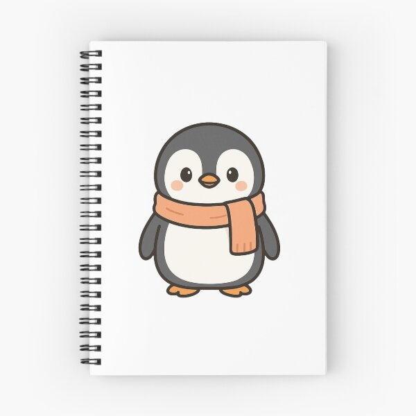 Item preview, Sweet Penguin Wearing Cozy Winter Scarf – Adorable Animal Illustration designed and sold by Confuzz1ed.