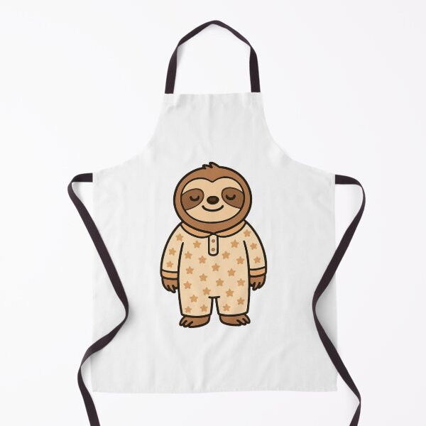 Item preview, Sleepy Sloth in Starry Pajamas – Cozy Cute Animal Illustration designed and sold by Confuzz1ed.
