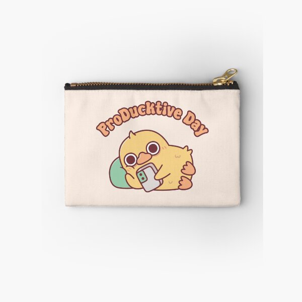 Item preview, Cute Duck Chilling With Handphone ProDucktive Day designed and sold by rustydoodle.