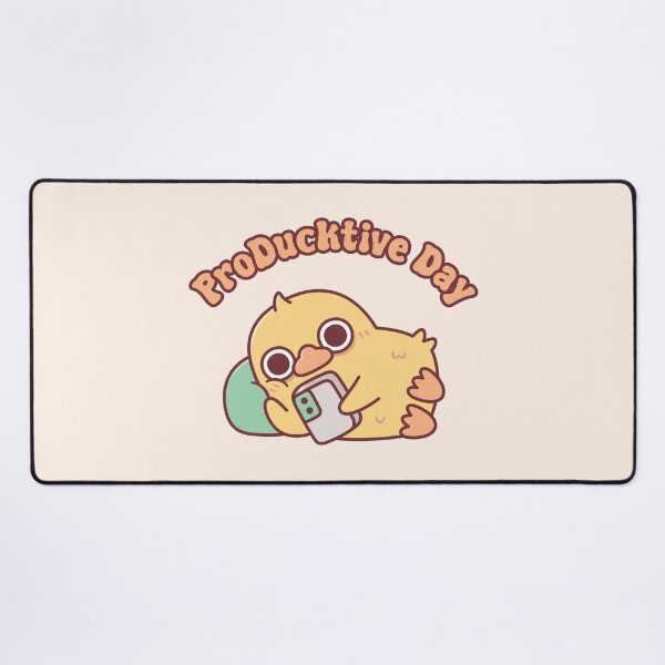 Item preview, Cute Duck Chilling With Handphone ProDucktive Day designed and sold by rustydoodle.