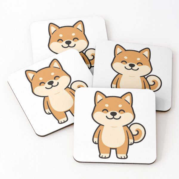 Item preview, Proud Smiling Shiba Inu – Adorable Happy Dog Illustration designed and sold by Confuzz1ed.