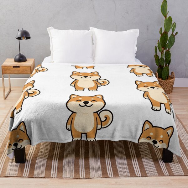 Item preview, Proud Smiling Shiba Inu – Adorable Happy Dog Illustration designed and sold by Confuzz1ed.