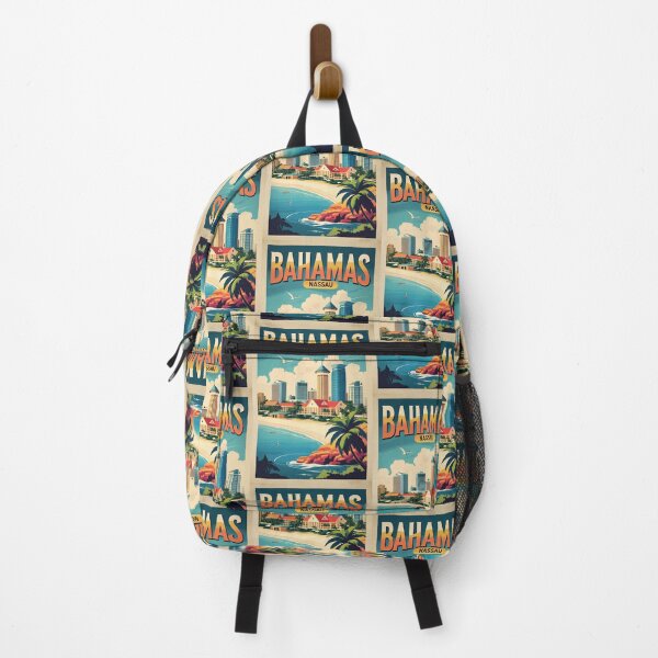 Item preview, Bahamas Nassau Vintage Travel Tourism Art designed and sold by TravelersGems.