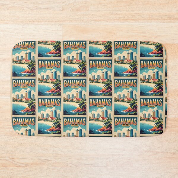 Item preview, Bahamas Nassau Vintage Travel Tourism Art designed and sold by TravelersGems.