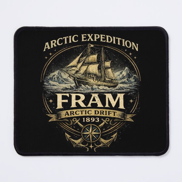 Item preview, Fram Arctic Drift 1893 Expedition Vintage designed and sold by Retr0Tshirts.