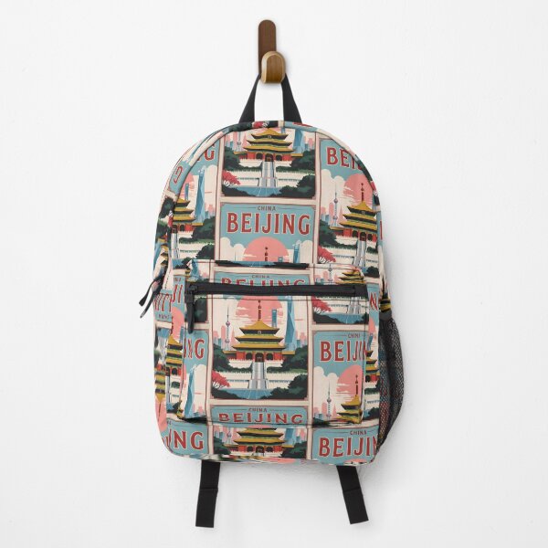 Item preview, Beijing China Vintage Travel Tourism Art designed and sold by TravelersGems.