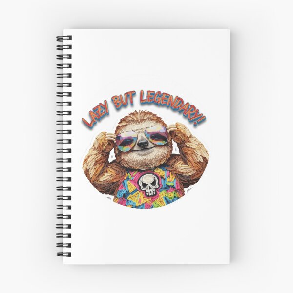 Item preview, Lazy But Legendary Quilled Sloth – Cool Paper Art Statement Sticker designed and sold by Imaginarium of Chaos falcon88 .