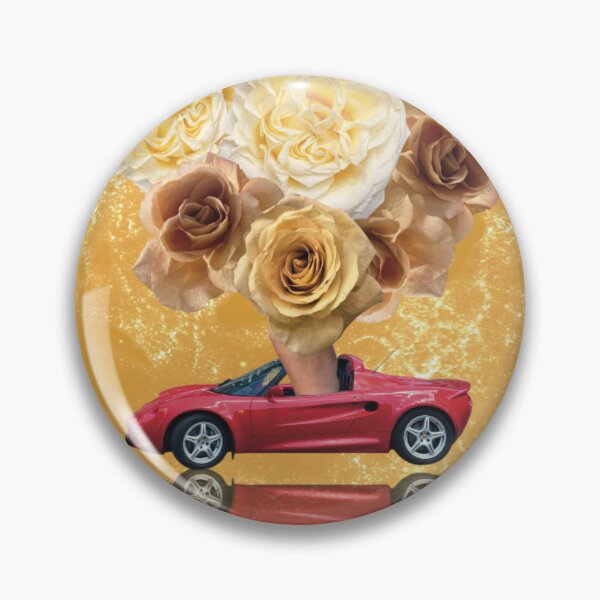 Item preview, Roses & red car designed and sold by recyclosophie.