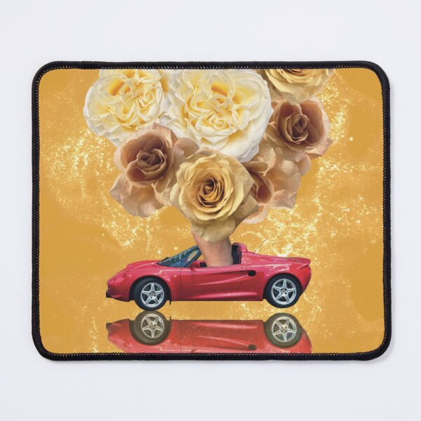 Item preview, Roses & red car designed and sold by recyclosophie.