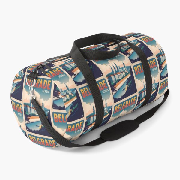 Item preview, Belgrade Serbia Vintage Travel Tourism Art designed and sold by TravelersGems.