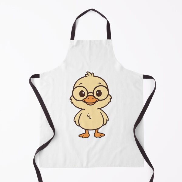 Item preview, Curious Duck Wearing Round Glasses – Cute Quirky Animal Illustration designed and sold by Confuzz1ed.