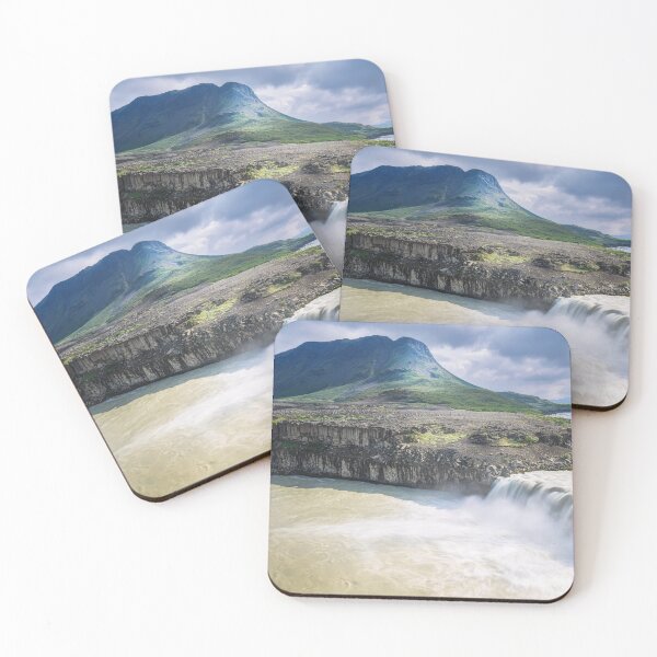 Item preview, Thjofafoss Waterfall Iceland Artistic Wide Angle designed and sold by PhotoArt by Joan Carroll.