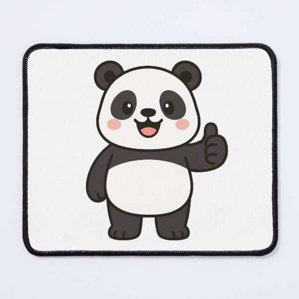 Item preview, Happy Panda Giving Big Thumbs Up – Cute Positive Animal Illustration designed and sold by Confuzz1ed.