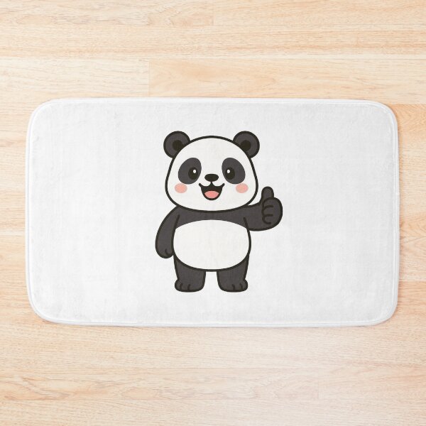 Item preview, Happy Panda Giving Big Thumbs Up – Cute Positive Animal Illustration designed and sold by Confuzz1ed.