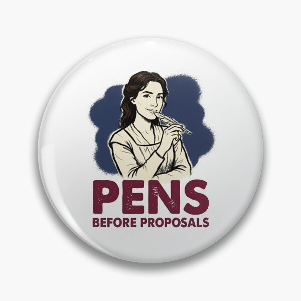 Item preview, Pens Before Proposals Jo March Little Women Funny designed and sold by Fenay Designs.
