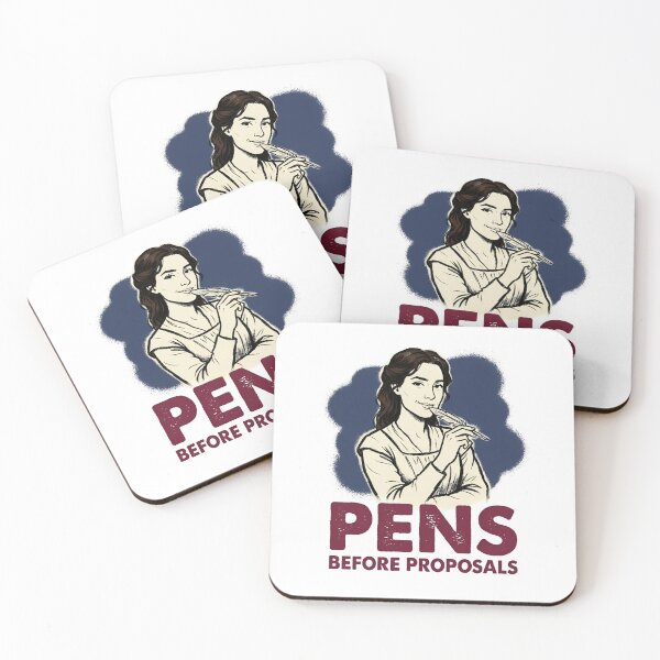 Item preview, Pens Before Proposals Jo March Little Women Funny designed and sold by Fenay Designs.