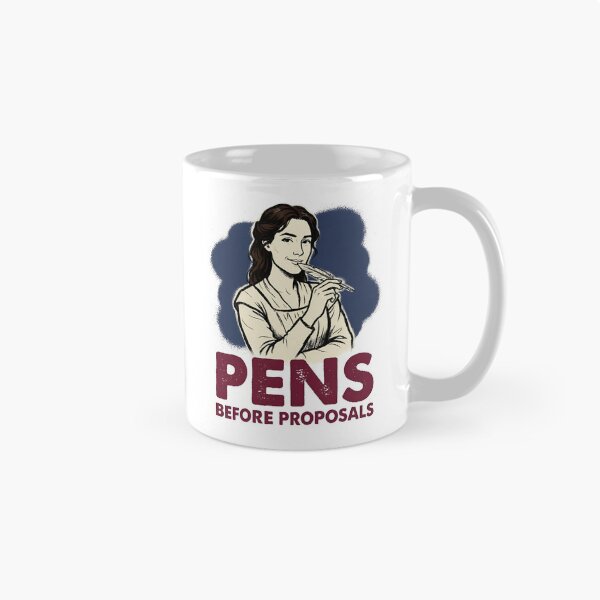 Item preview, Pens Before Proposals Jo March Little Women Funny designed and sold by Fenay Designs.