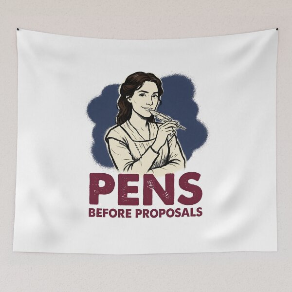 Item preview, Pens Before Proposals Jo March Little Women Funny designed and sold by Fenay Designs.