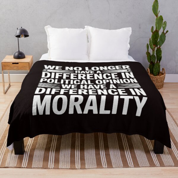 Item preview, We No Longer Have a Difference in Political Opinion in Political Opinion – Vintage Morality Quote designed and sold by Redgiant87x.