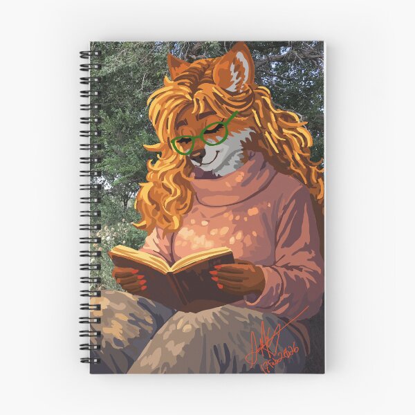 Item preview, Book Fox designed and sold by KlakkDrawsStuff.