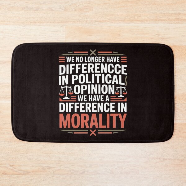 Item preview, We No Longer Have a Difference in Political Opinion in Political Opinion – Thoughtful Politics Quote designed and sold by Redgiant87x.