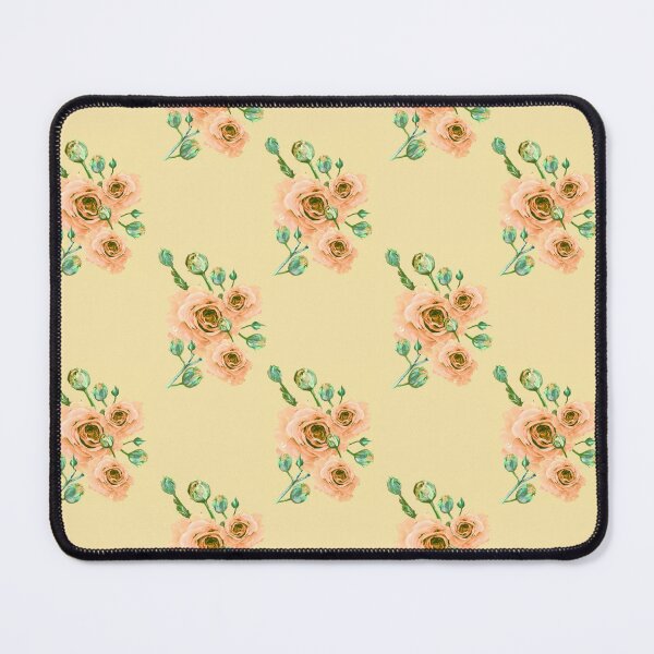 Item preview, Peach Rose on Warm Yellow designed and sold by TerryFarrow4.