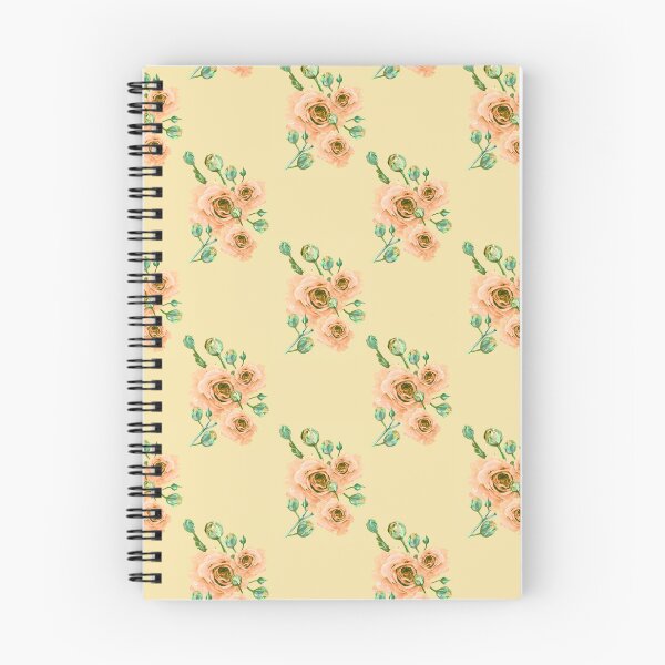 Item preview, Peach Rose on Warm Yellow designed and sold by TerryFarrow4.