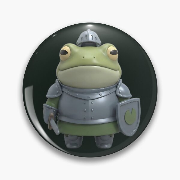 Item preview, cute frog knight mascot | kawaii medieval frog warrior designed and sold by Saixor.