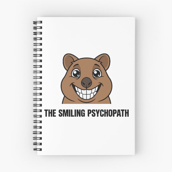 Item preview, The Smiling Psychopath Deceptive Quokka Humor designed and sold by Petzzz.