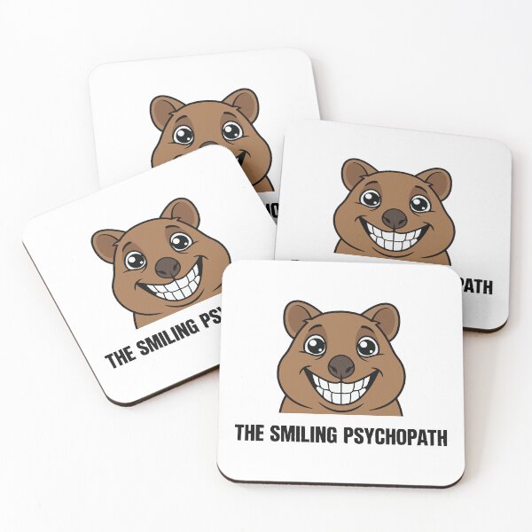 Item preview, The Smiling Psychopath Deceptive Quokka Humor designed and sold by Petzzz.