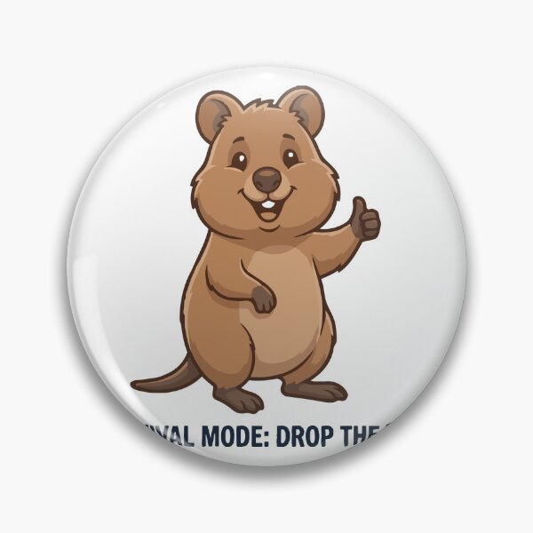 Item preview, Survival Mode Activated Funny Quokka Mother designed and sold by Petzzz.
